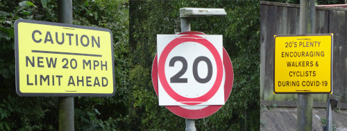 traffic sign changes in Ledbury