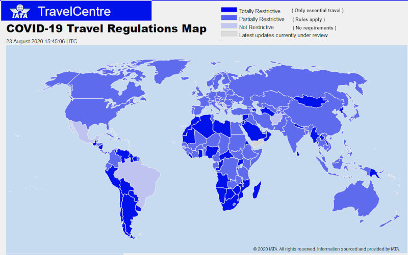 travel restrictions worldwide